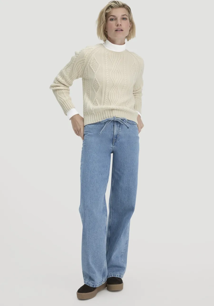 Strick Pullover Regular aus Bio-Schurwolle und Bio-Baumwolle von hessnatur