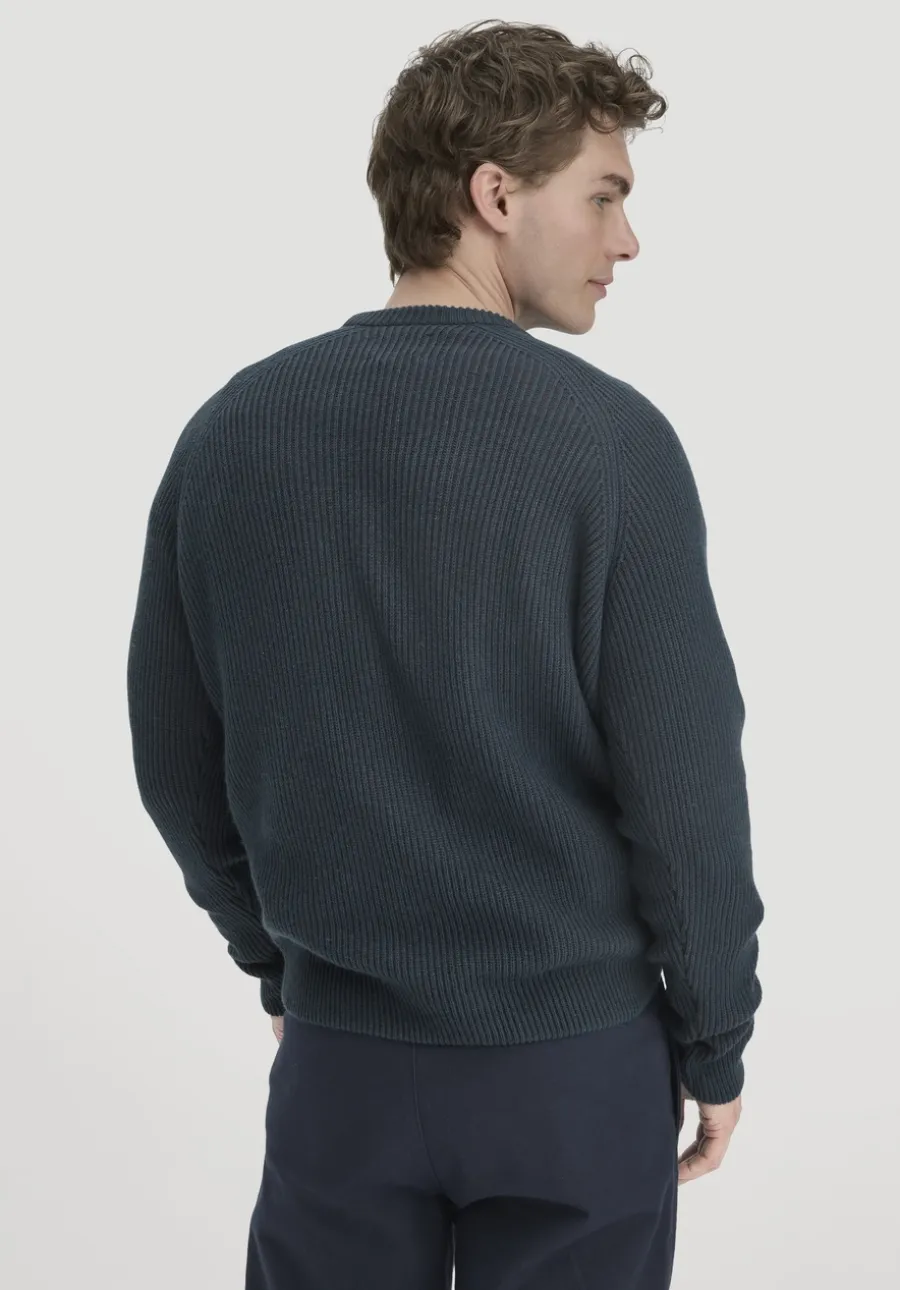 Strick Pullover Regular aus Bio-Baumwolle mit Bio-Merinowolle von hessnatur