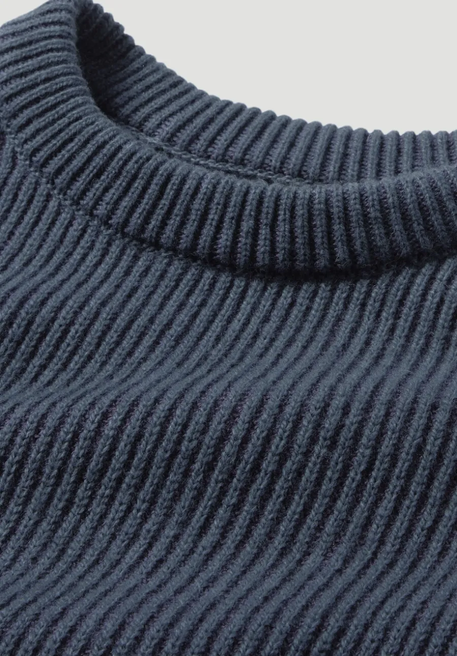 Strick Pullover Regular aus Bio-Baumwolle mit Bio-Merinowolle von hessnatur