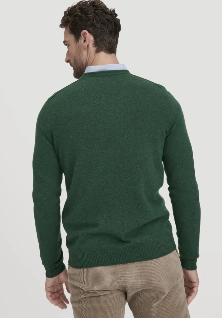 Strick Pullover Regular aus Bio-Merinowolle mit Cashmere von hessnatur