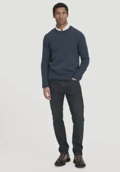Strick Pullover Regular aus Bio-Merinowolle mit Bio-Baumwolle von hessnatur