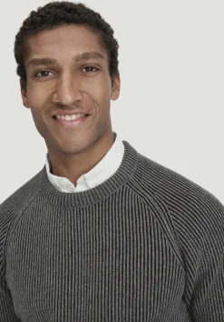 Strick Pullover Regular aus Bio-Baumwolle mit Bio-Merinowolle von hessnatur