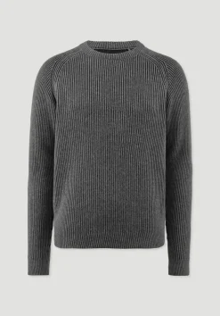 Strick Pullover Regular aus Bio-Baumwolle mit Bio-Merinowolle von hessnatur