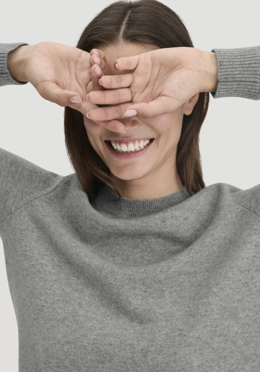 Strick Pullover Regular aus Bio-Merinowolle mit Cashmere von hessnatur