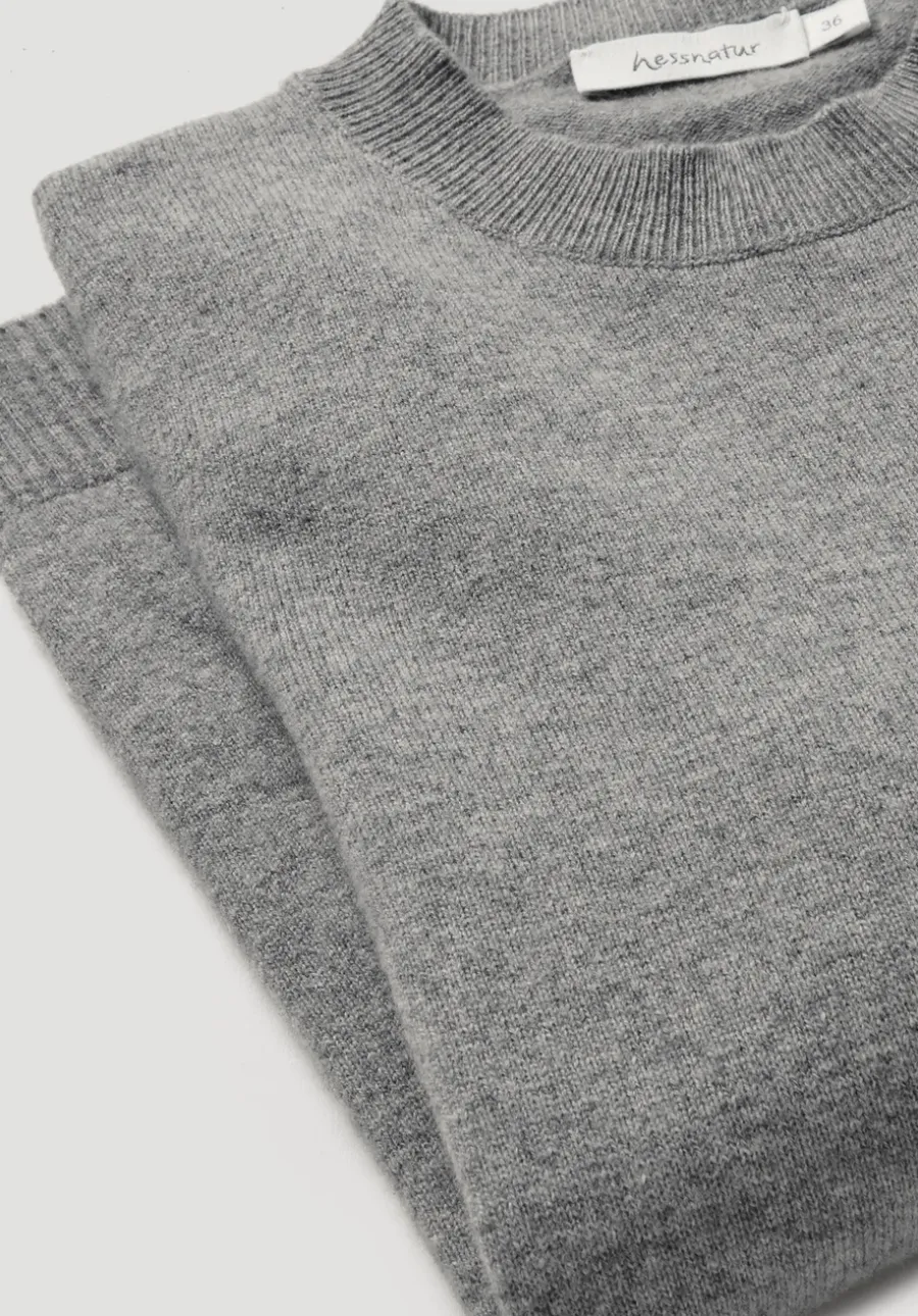 Strick Pullover Regular aus Bio-Merinowolle mit Cashmere von hessnatur