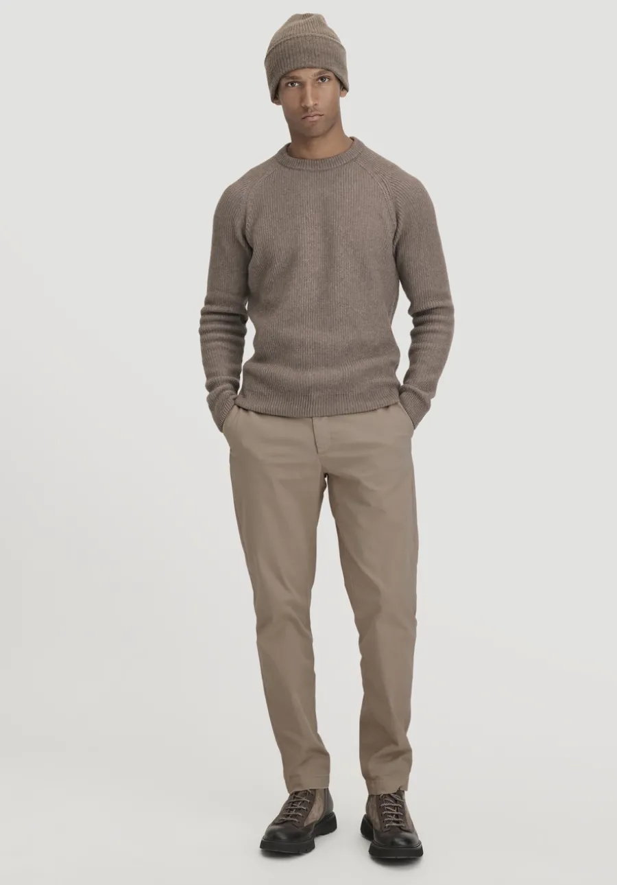 Strick Pullover Regular aus Bio-Baumwolle mit Bio-Merinowolle von hessnatur