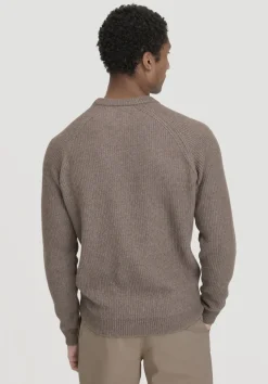 Strick Pullover Regular aus Bio-Baumwolle mit Bio-Merinowolle von hessnatur