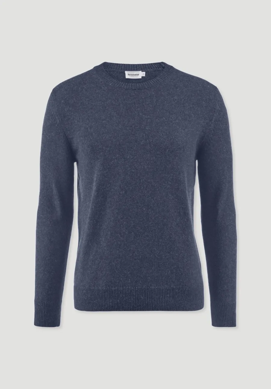 Strick Pullover Regular aus Bio-Merinowolle mit Bio-Baumwolle von hessnatur
