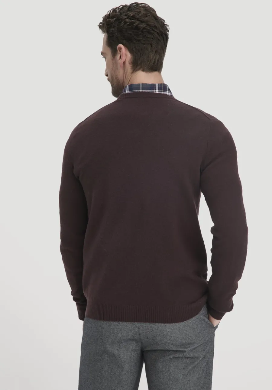 Strick Pullover Regular aus Bio-Merinowolle mit Cashmere von hessnatur