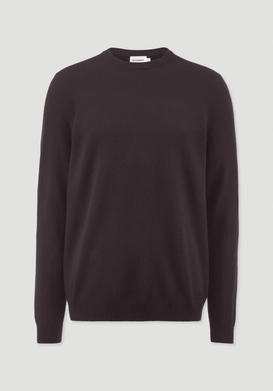 Strick Pullover Regular aus Bio-Merinowolle mit Cashmere von hessnatur