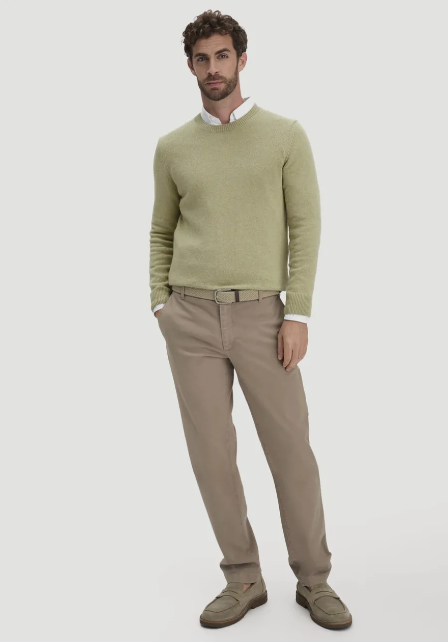 Strick Pullover Regular aus Bio-Merinowolle mit Bio-Baumwolle von hessnatur