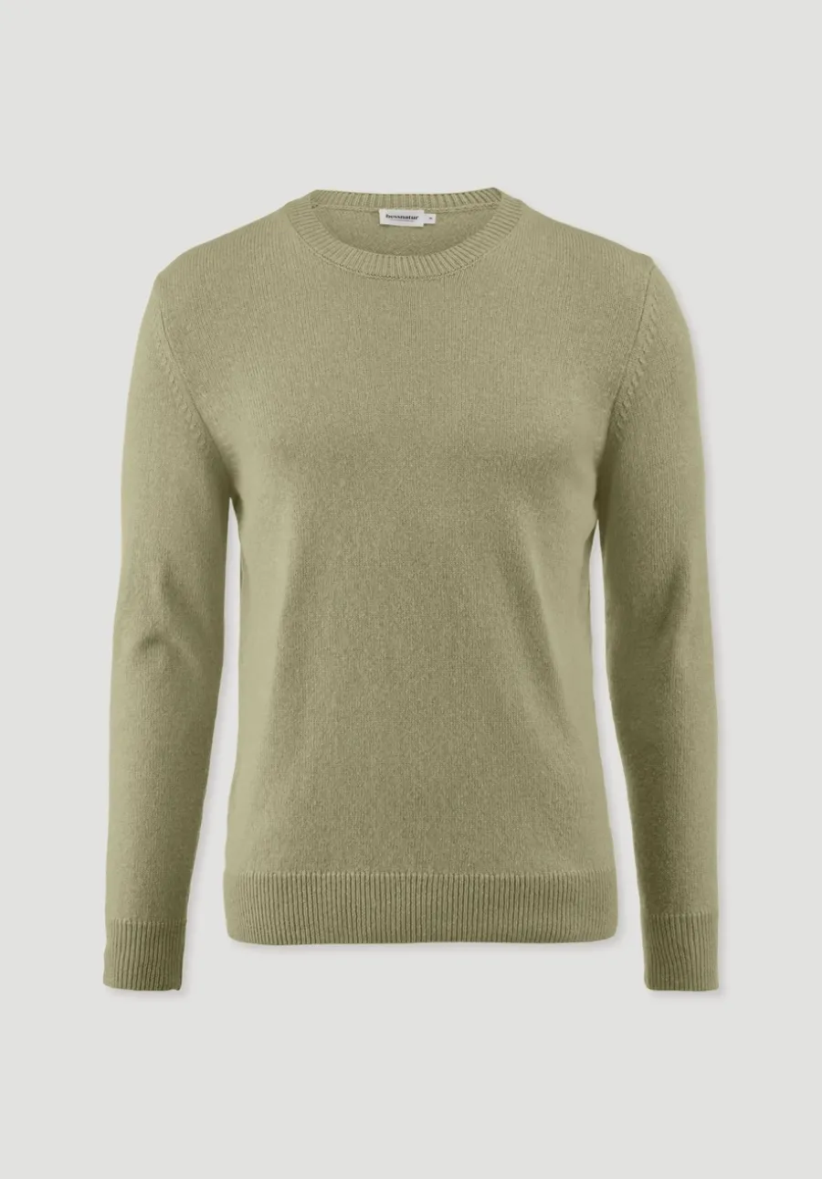 Strick Pullover Regular aus Bio-Merinowolle mit Bio-Baumwolle von hessnatur