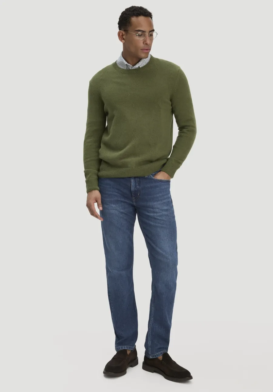 Strick Pullover Regular aus Bio-Merinowolle mit Bio-Baumwolle von hessnatur