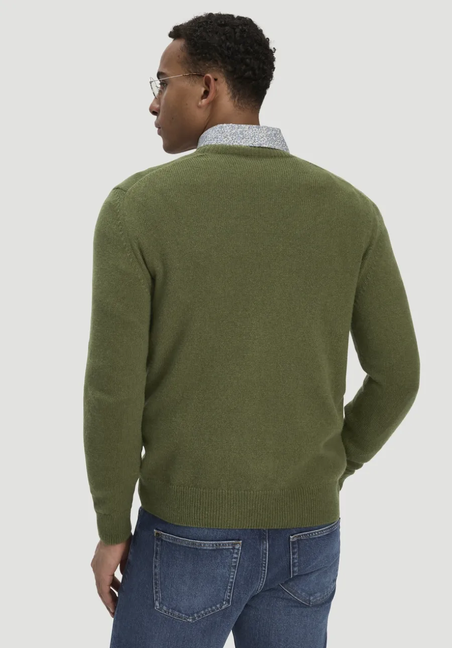Strick Pullover Regular aus Bio-Merinowolle mit Bio-Baumwolle von hessnatur