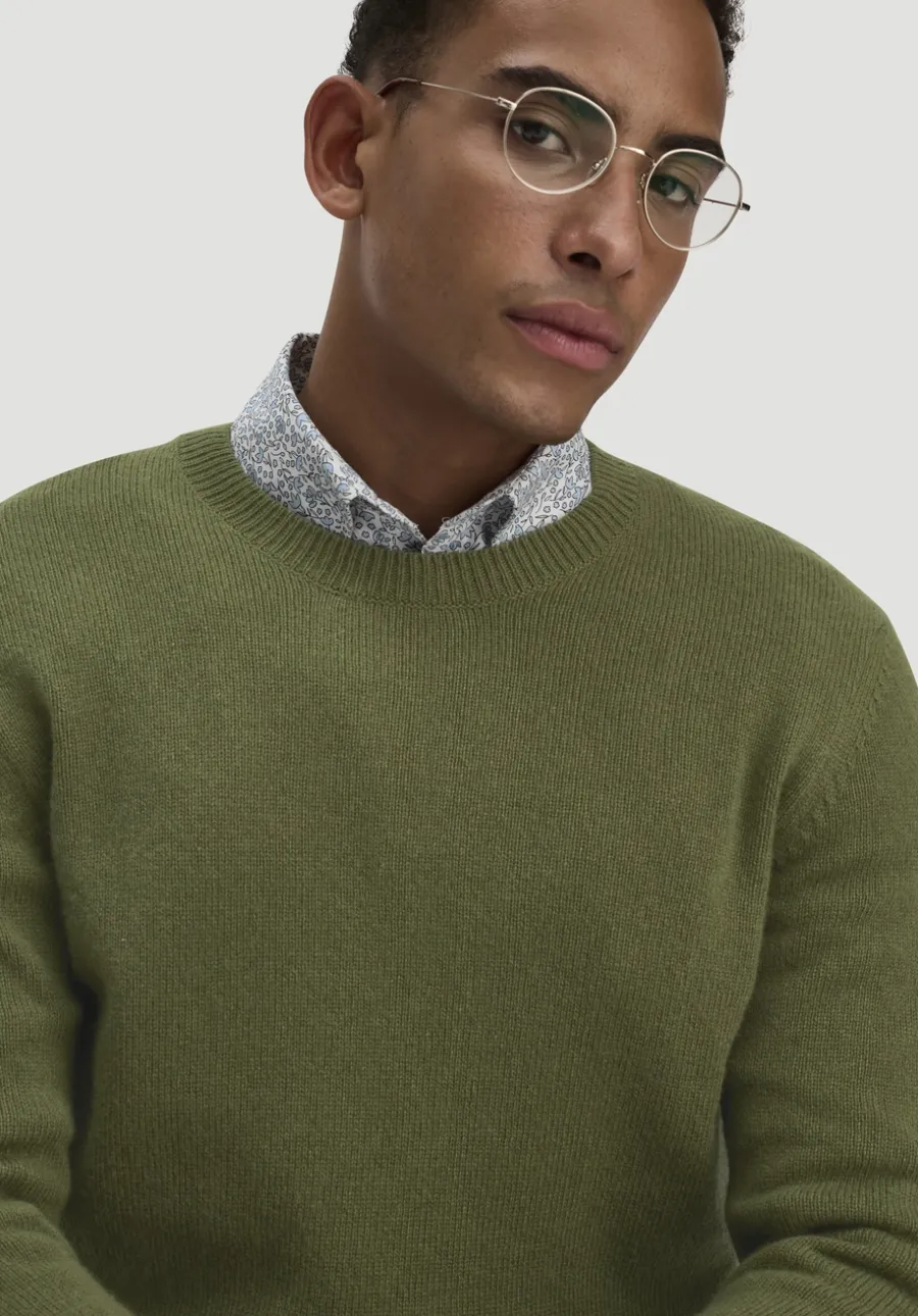 Strick Pullover Regular aus Bio-Merinowolle mit Bio-Baumwolle von hessnatur