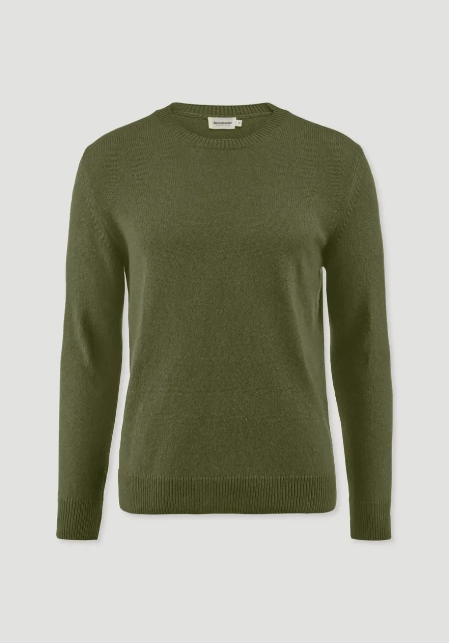Strick Pullover Regular aus Bio-Merinowolle mit Bio-Baumwolle von hessnatur