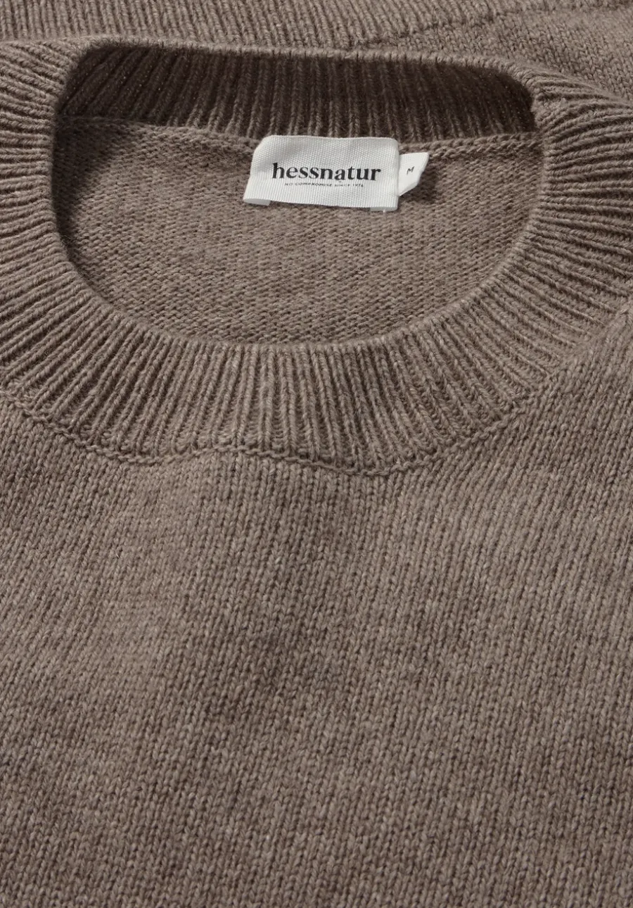 Strick Pullover Regular aus Bio-Merinowolle mit Bio-Baumwolle von hessnatur