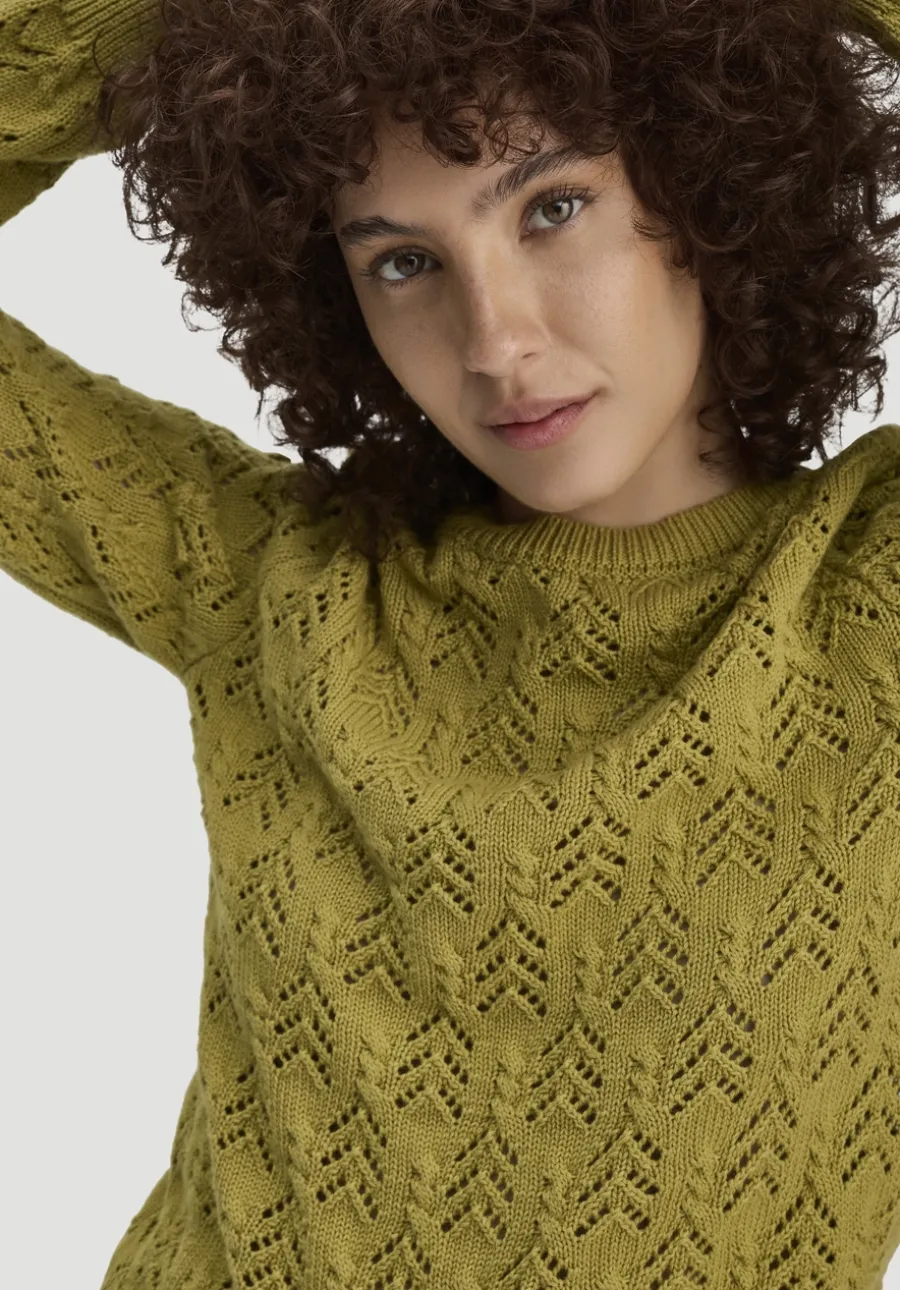 Strick Pullover Regular aus Bio-Baumwolle und Wolle von hessnatur