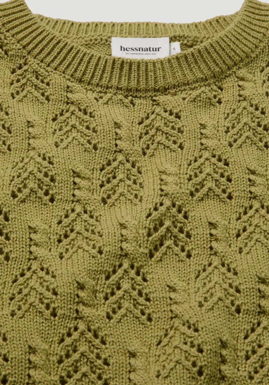 Strick Pullover Regular aus Bio-Baumwolle und Wolle von hessnatur