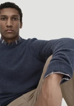 Strick Pullover Regular aus Bio-Merinowolle mit Cashmere von hessnatur