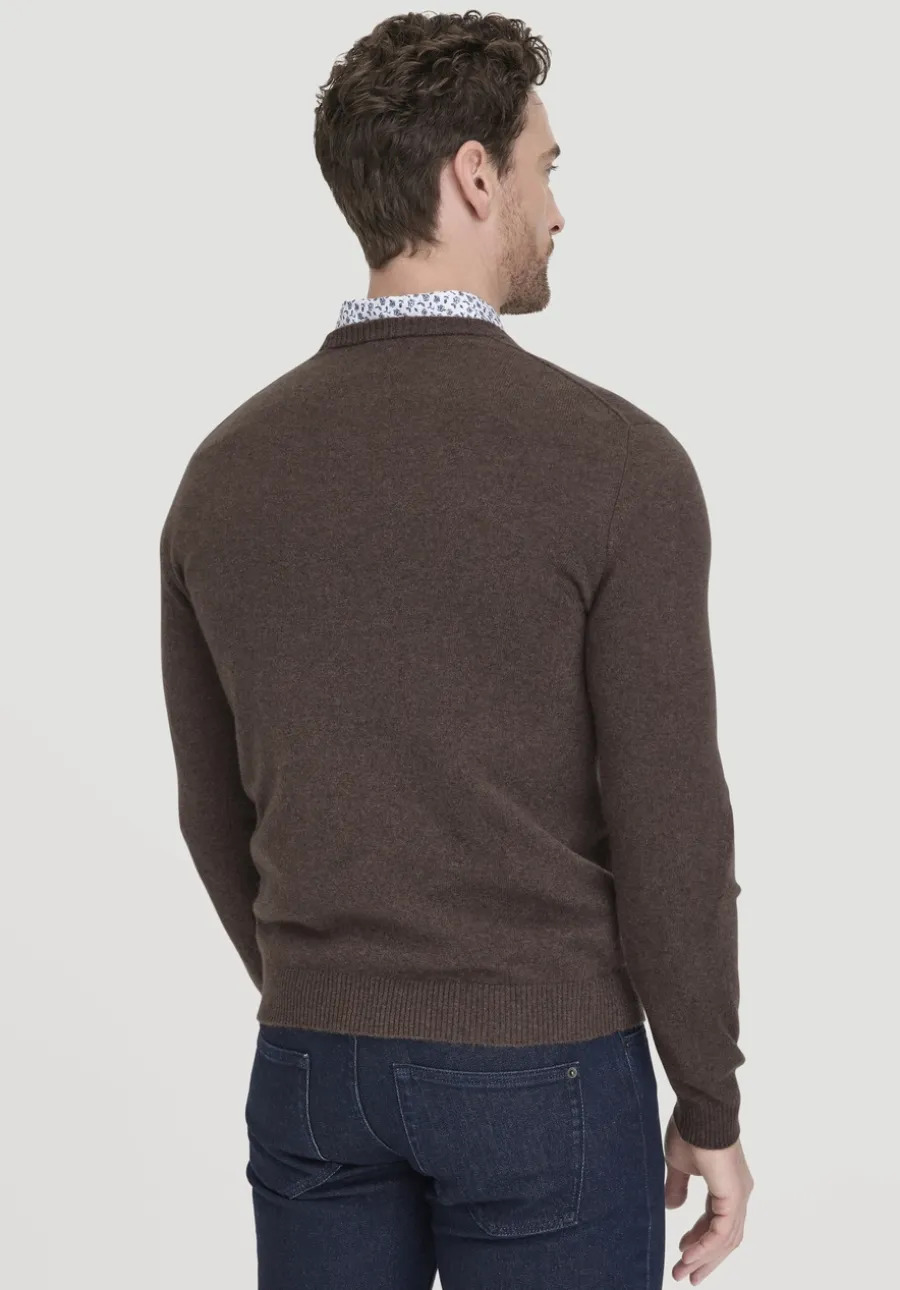 Strick Pullover Regular BETTER RECYCLING aus reinem Cashmere von hessnatur