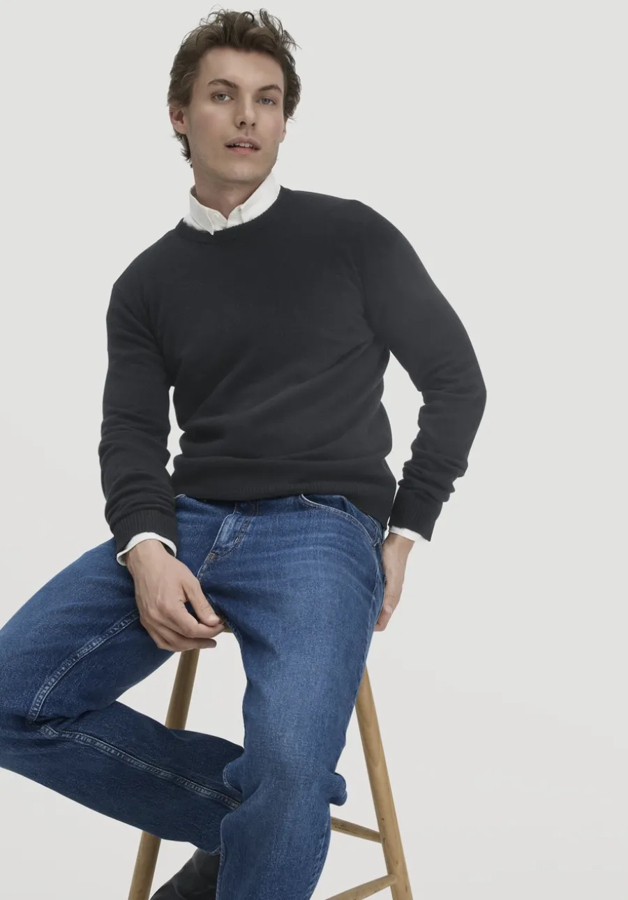 Strick Pullover Regular BETTER RECYCLING aus reinem Cashmere von hessnatur