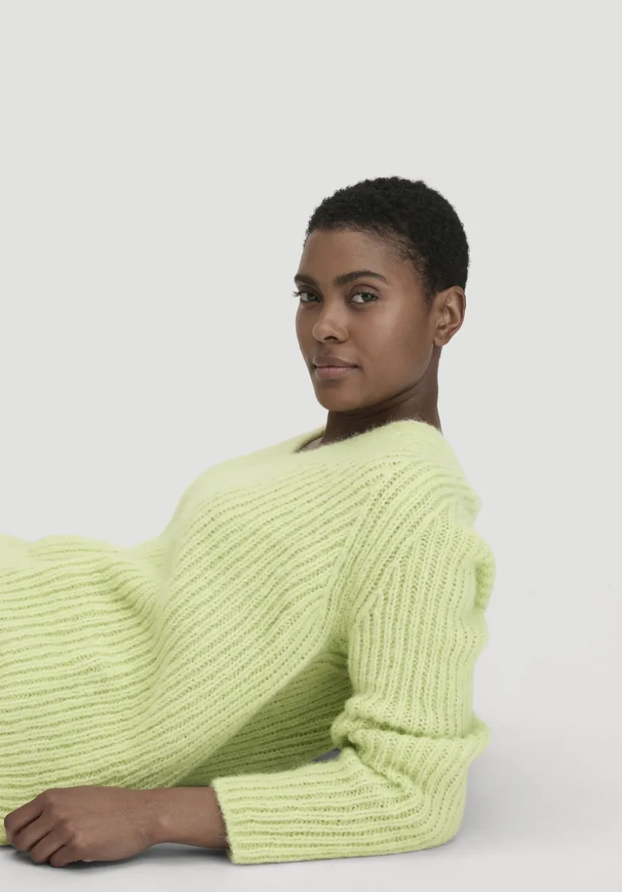Strick Pullover Relaxed aus Alpaka mit Bio-Baumwolle von hessnatur