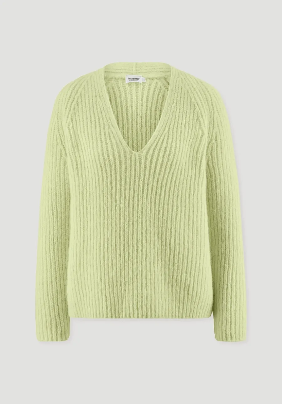 Strick Pullover Relaxed aus Alpaka mit Bio-Baumwolle von hessnatur