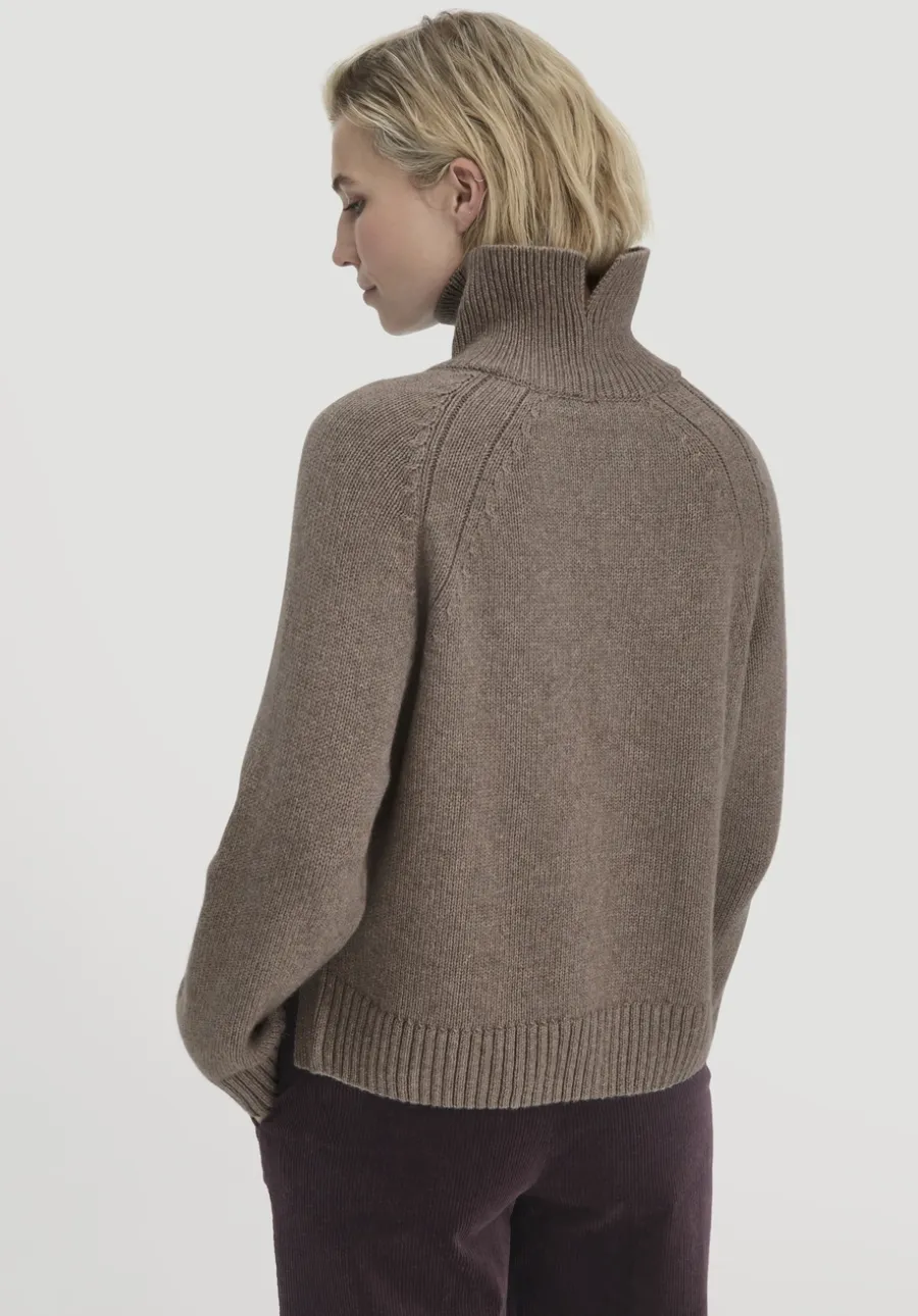 Strick Pullover Relaxed aus Bio-Merinowolle mit Bio-Baumwolle von hessnatur