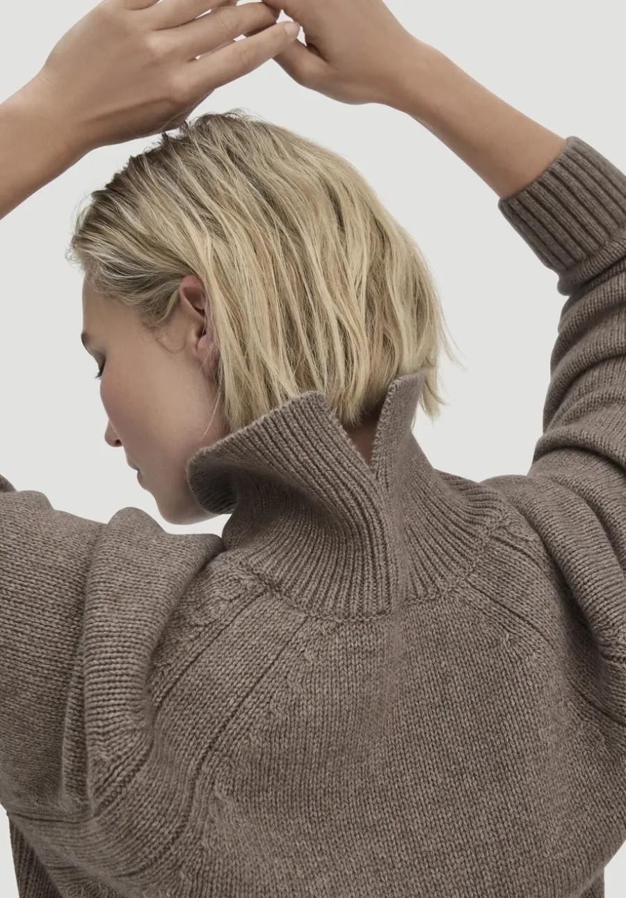 Strick Pullover Relaxed aus Bio-Merinowolle mit Bio-Baumwolle von hessnatur