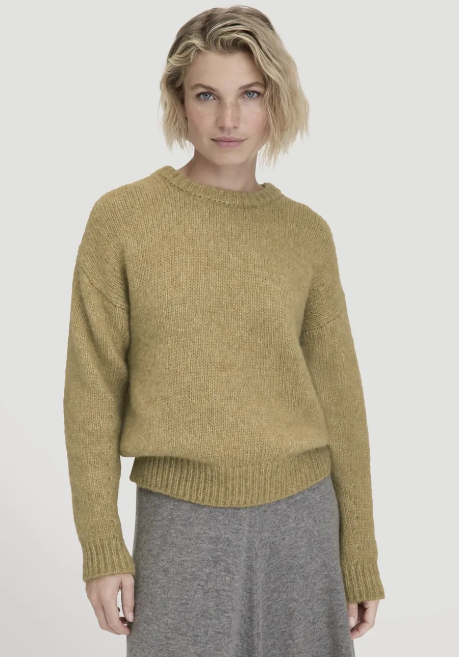 Strick Pullover Relaxed aus Alpaka mit Bio-Baumwolle von hessnatur
