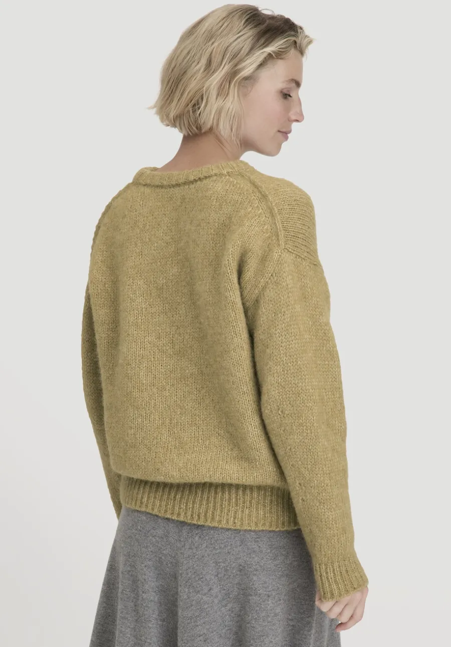 Strick Pullover Relaxed aus Alpaka mit Bio-Baumwolle von hessnatur