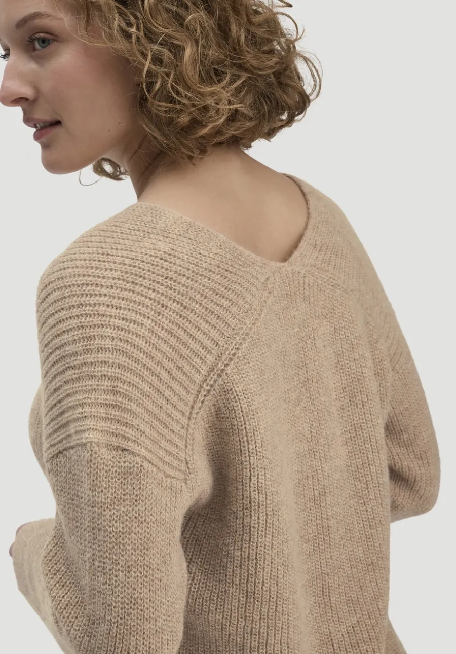 Strick Pullover Relaxed aus reinem Alpaka von hessnatur