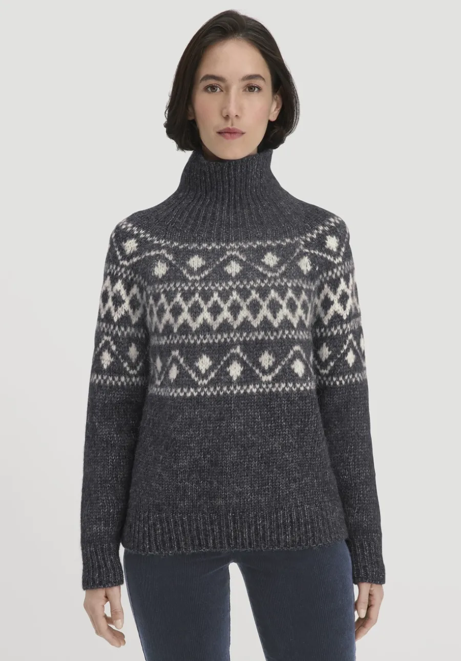 Strick Pullover Relaxed aus Alpaka mit Bio-Baumwolle von hessnatur