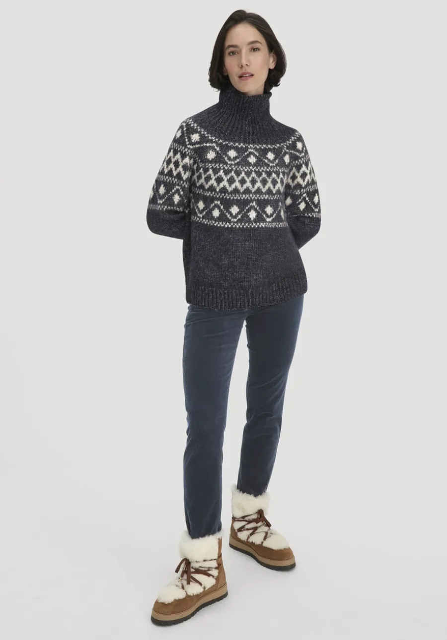 Strick Pullover Relaxed aus Alpaka mit Bio-Baumwolle von hessnatur