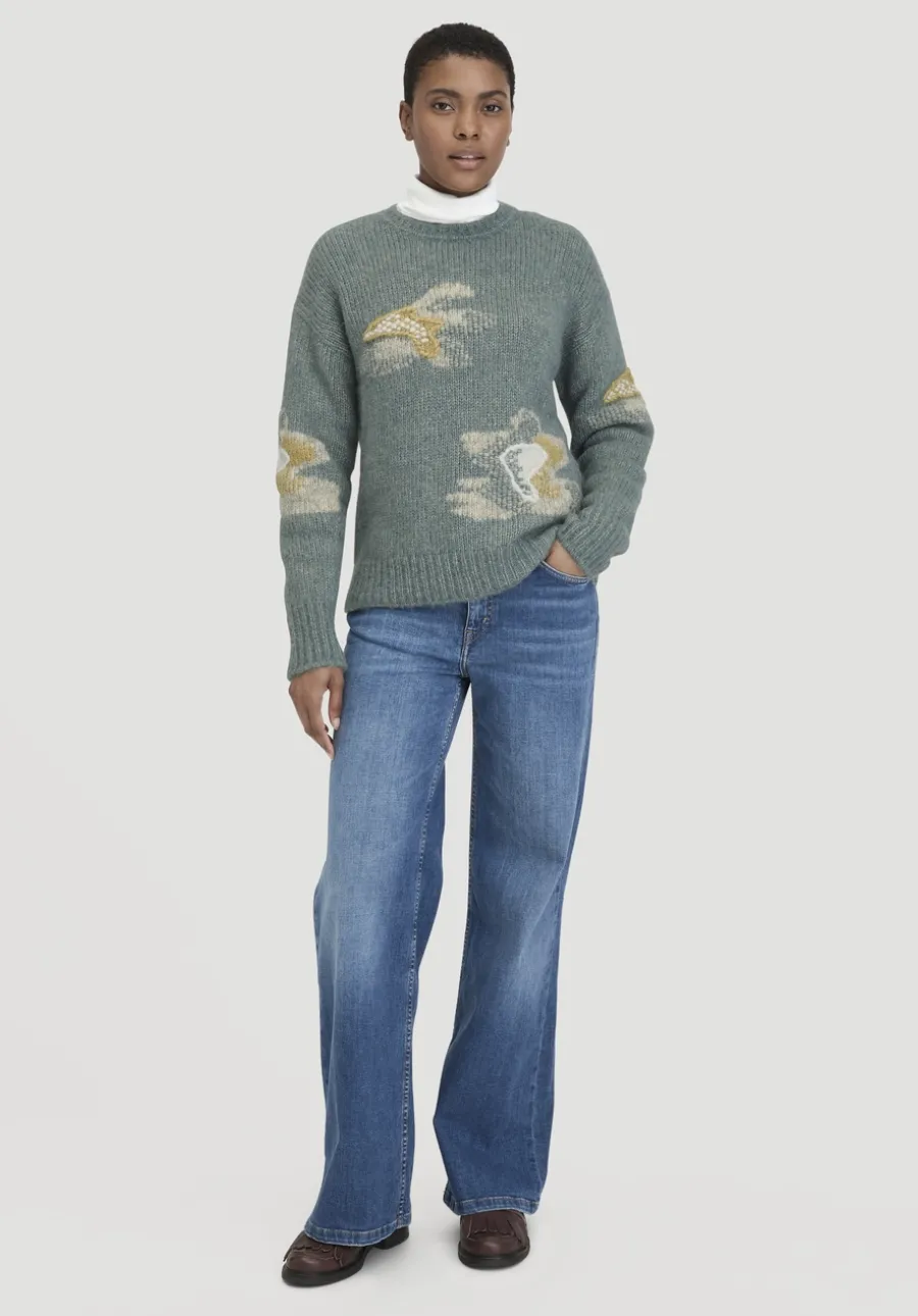 Strick Pullover Relaxed aus Alpaka mit Baumwolle von hessnatur