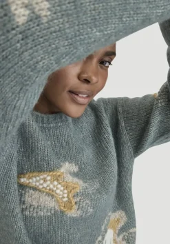 Strick Pullover Relaxed aus Alpaka mit Baumwolle von hessnatur
