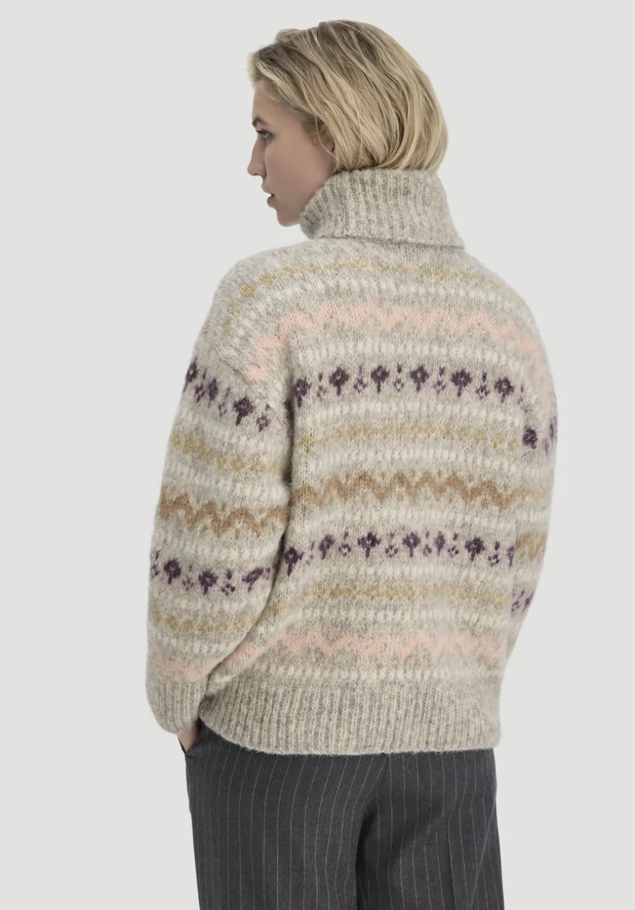 Strick Pullover Relaxed aus Alpaka mit Bio-Baumwolle von hessnatur
