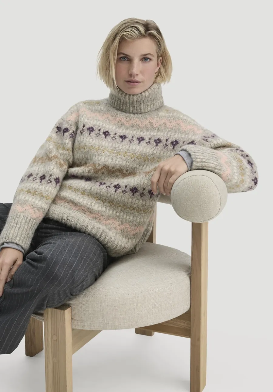 Strick Pullover Relaxed aus Alpaka mit Bio-Baumwolle von hessnatur