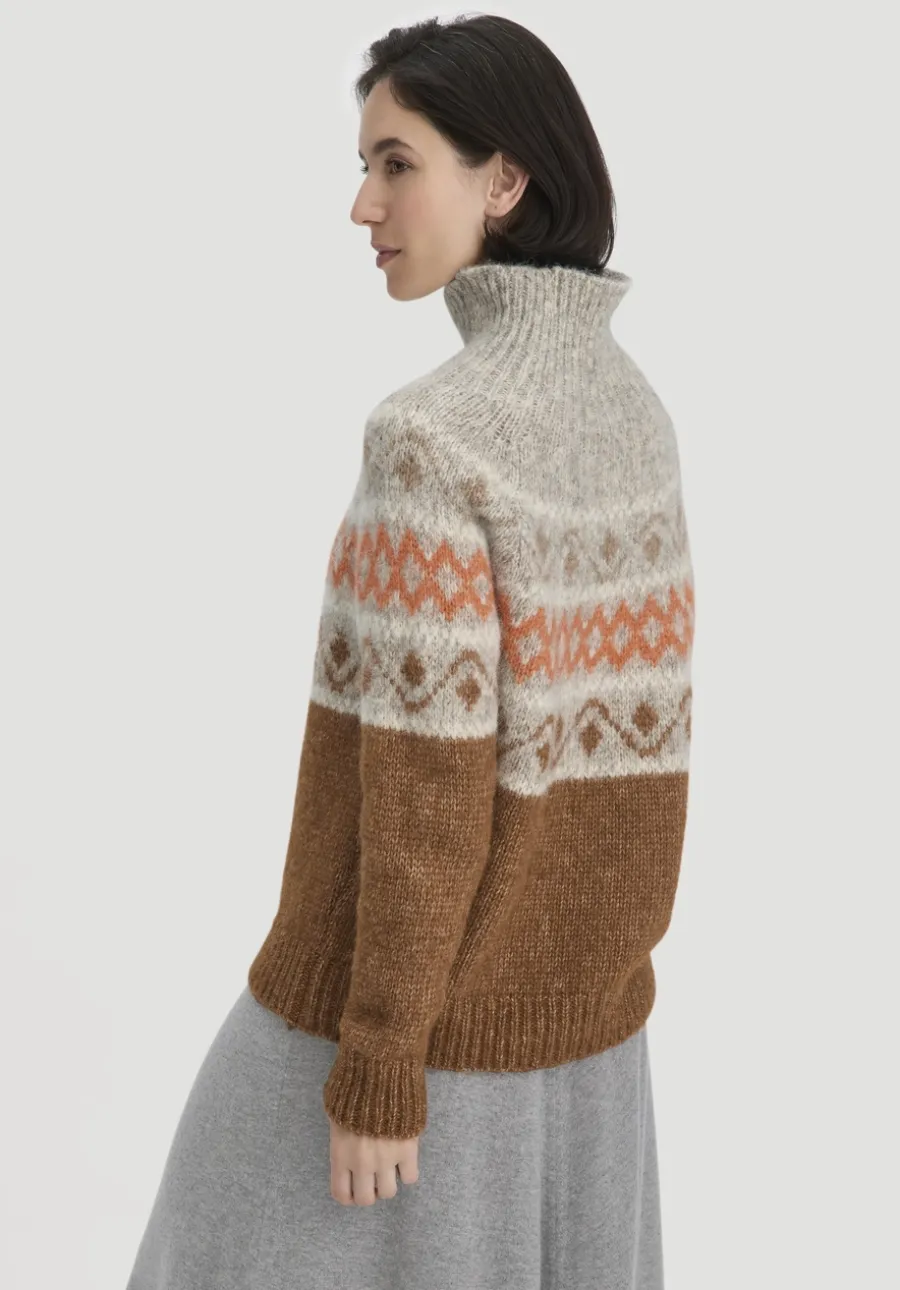 Strick Pullover Relaxed aus Alpaka mit Bio-Baumwolle von hessnatur