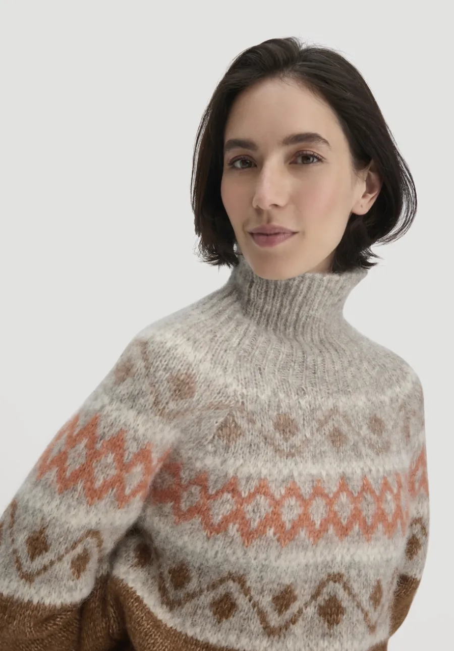 Strick Pullover Relaxed aus Alpaka mit Bio-Baumwolle von hessnatur