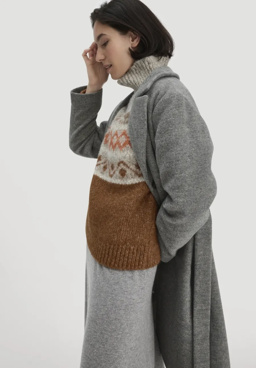 Strick Pullover Relaxed aus Alpaka mit Bio-Baumwolle von hessnatur