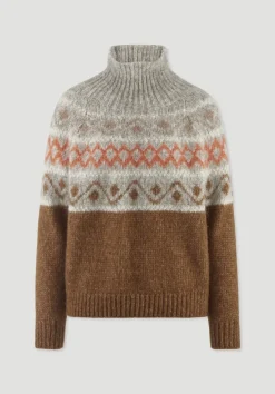 Strick Pullover Relaxed aus Alpaka mit Bio-Baumwolle von hessnatur