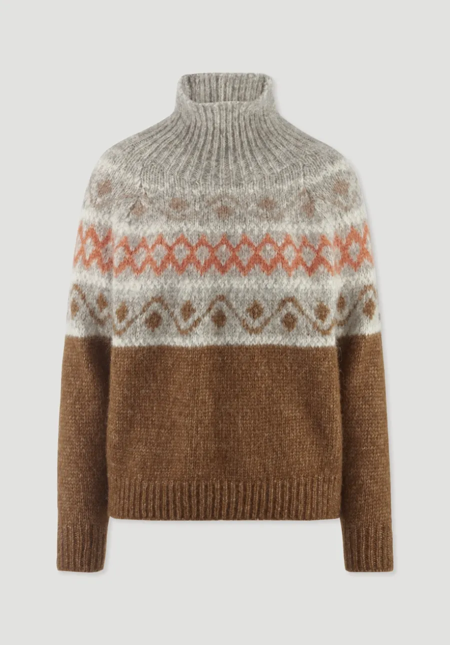 Strick Pullover Relaxed aus Alpaka mit Bio-Baumwolle von hessnatur