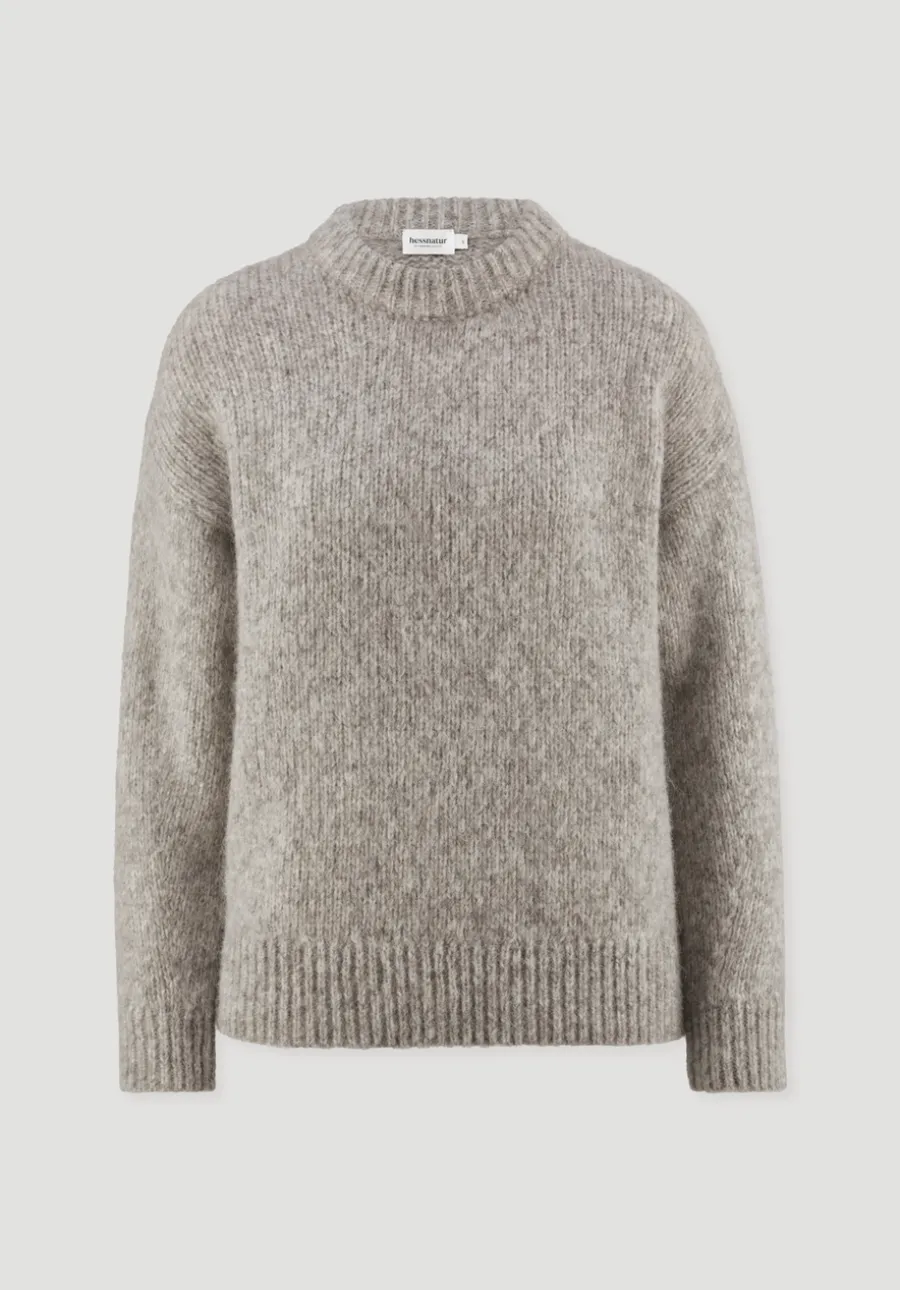 Strick Pullover Relaxed aus Alpaka mit Bio-Baumwolle von hessnatur