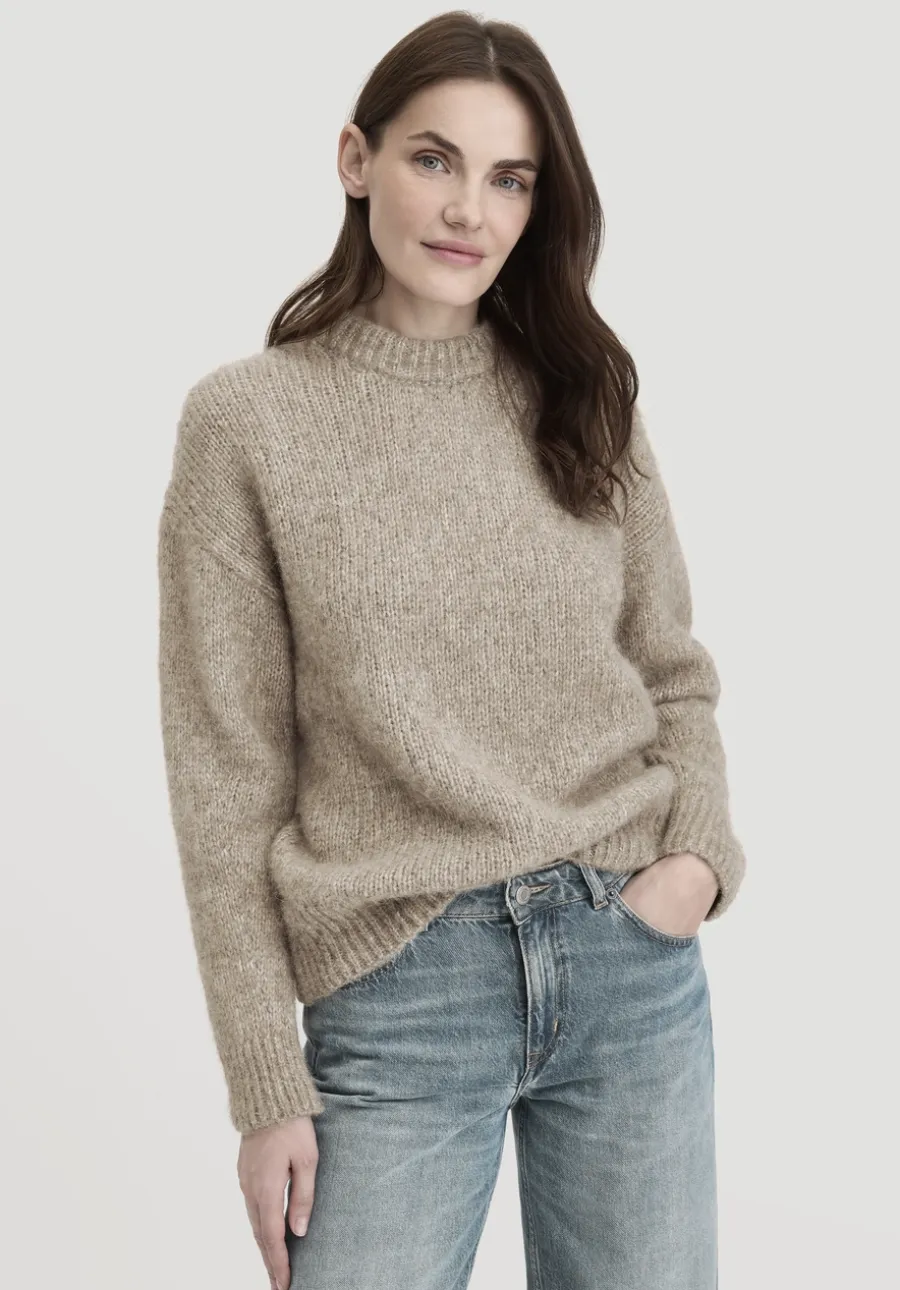 Strick Pullover Relaxed aus Alpaka mit Bio-Baumwolle von hessnatur