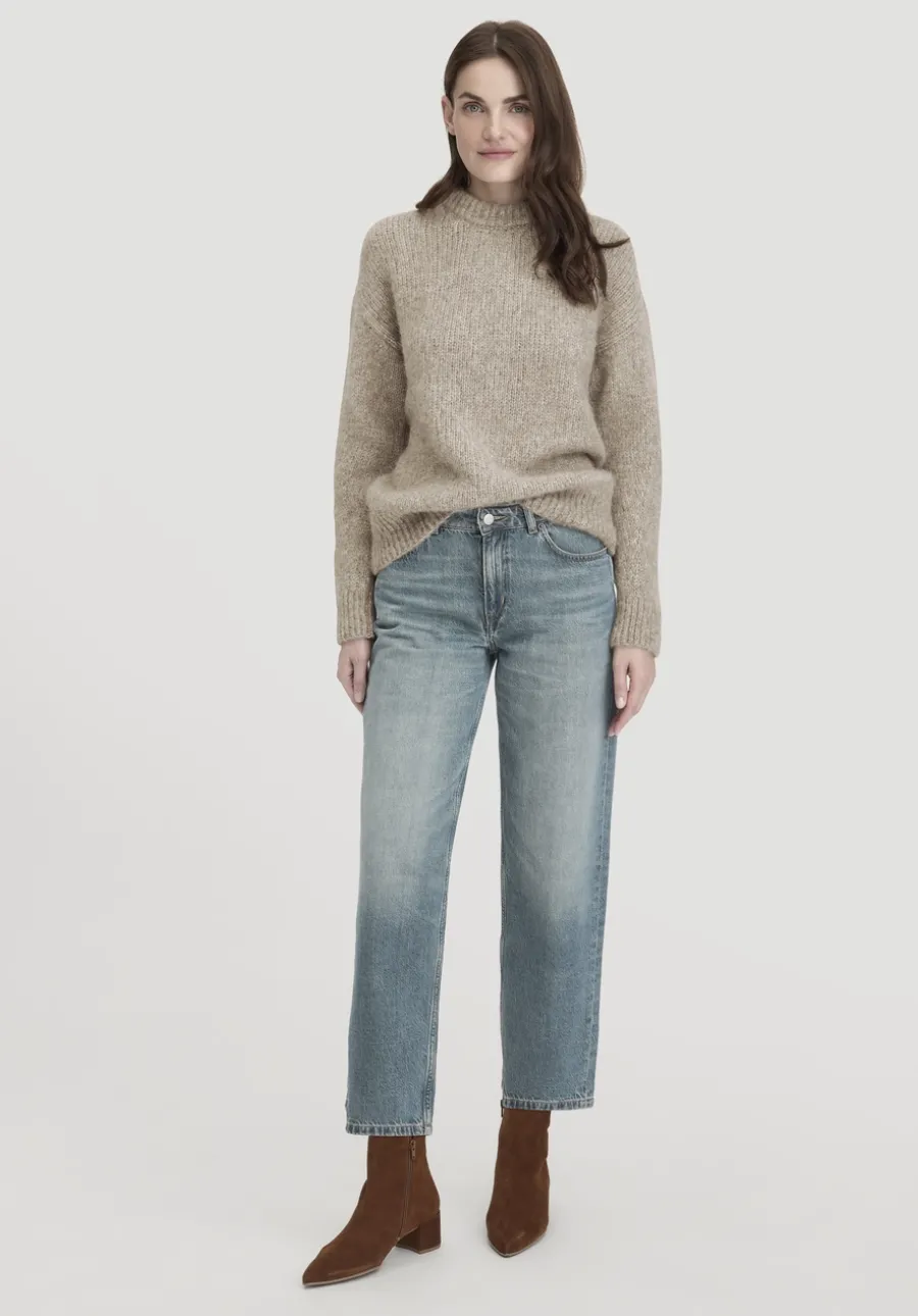 Strick Pullover Relaxed aus Alpaka mit Bio-Baumwolle von hessnatur