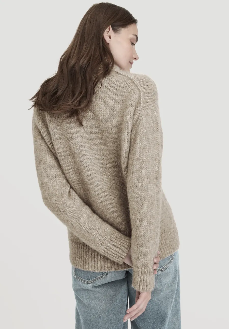 Strick Pullover Relaxed aus Alpaka mit Bio-Baumwolle von hessnatur