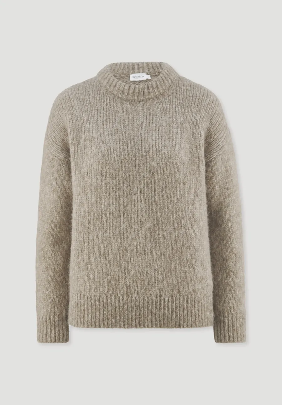 Strick Pullover Relaxed aus Alpaka mit Bio-Baumwolle von hessnatur