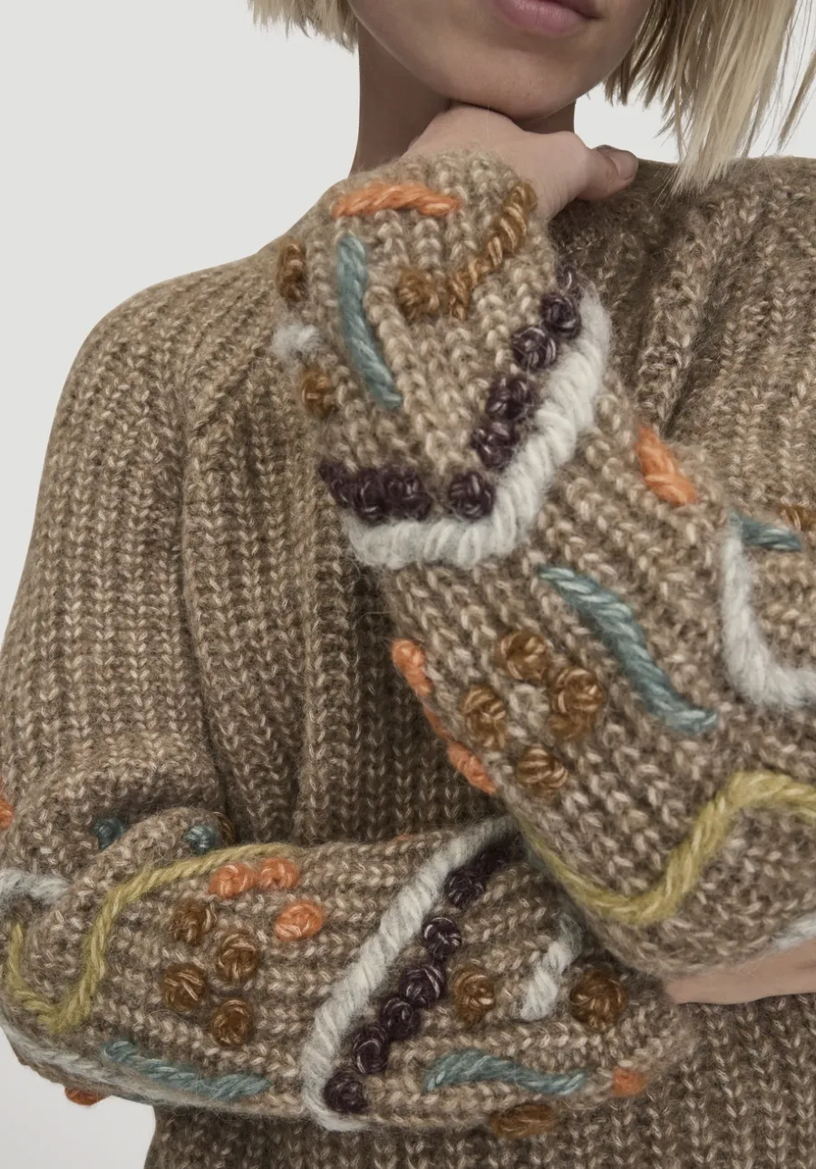 Strick Pullover Relaxed aus Alpaka mit Bio-Baumwolle von hessnatur